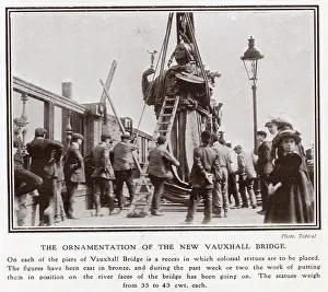 Drury: Ornamentation of the new Vauxhall Bridge