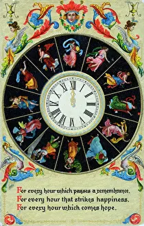 Clockface: Ornate clock face