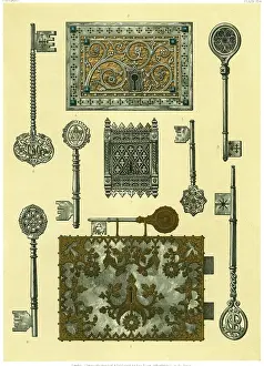 Keys: Ornate locks and keys