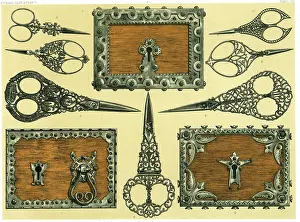 Intricate: Ornate locks and scissors