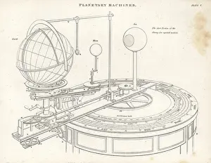 Longman: Orrery built by British astronomer William Pearson