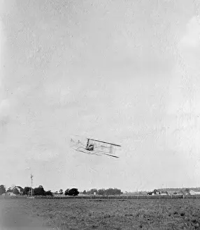 Dayton: Orville Wright and AB Lambert flying; Simms Station, Dayton