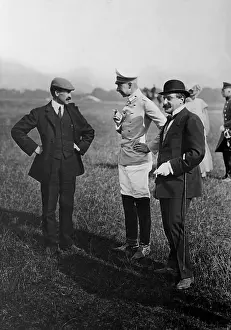 Interested: Orville Wright and Crown Prince August Wilhelm, 1909