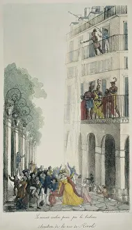 Godefroy: Osage tribe during a visit in Paris