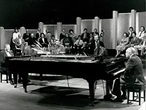 Peterson: Oscar Peterson and Count Basie on TV programme