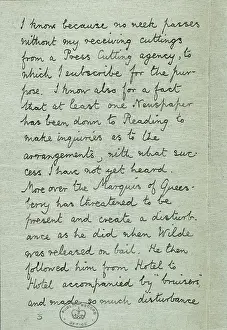 Pardon: Oscar Wilde release letter
