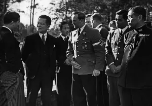 Attache: Oshima Hirosho with Arthur Axmann, 1941