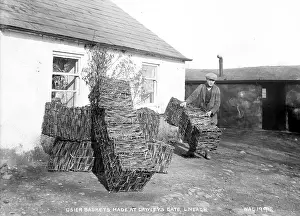 Baskets: Osier Baskets Made at Gawley's Gate, Loch Neagh