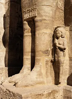 Meryamun: Osirian column, Temple of Ramesses III, Medinet Habu, Thebes