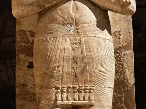 Meryamun: Osirian column, Temple of Ramesses III, Medinet Habu, Thebes