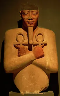Twelfth: Osiride pillar of pharaoh Sesostris I. Egypt