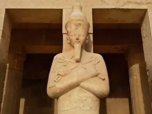 Flail: Osiride statue, Temple of Hatshepsut, Luxor, Egypt