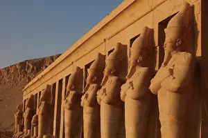 Flail: Osiride statues, Temple of Hatshepsut, Theban Necropolis
