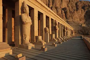 Flail: Osiride statues, Temple of Hatshepsut, Theban Necropolis