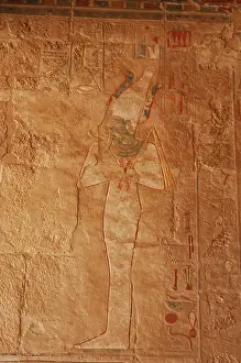 Crook: Osiris. Temple of Hatshepsut. Egypt