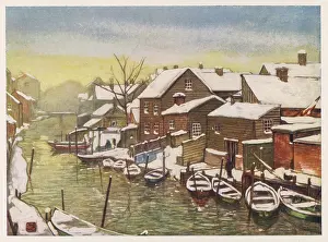 Christiania: OSLO/SNOW/OLD CANAL 1905