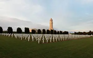 Ossuary: Ossuaire de Douaumont and cemetery, Verdun, Lorraine, France