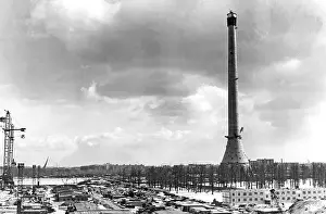 Granovsky: Ostankino Tower under construction