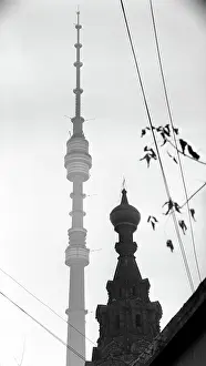 Sedmoe: Ostankino Tower in Moscow, 1968