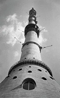 Korzin: Ostankino Tower in Moscow, 1970