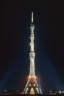 Sedmoe: Ostankino Tower in Moscow, 1977