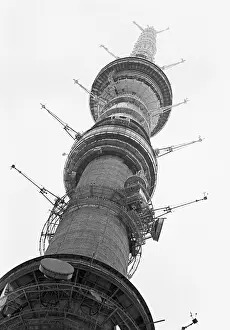 Sedmoe: Ostankino Tower in Moscow, 1988