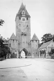 Regensburg: Ostentor in Regensburg, around 1905