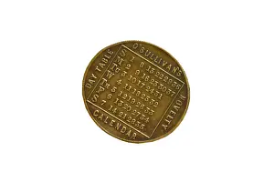 Calendars: O'Sullivan's Novelty Calendar token