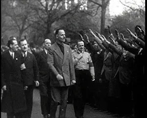 Saluted: Oswald Mosley Being Saluted by his Followers