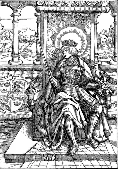 Northumbria: Oswald of Northumbria, king, saint, circa 604
