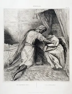 Jealousy: Othello and Desdemona - put out the light