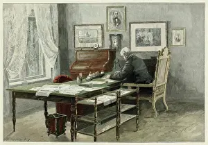 Workroom: Otto von Bismarck in his study
