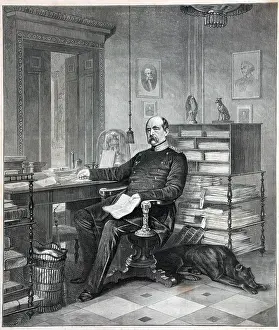 Bismarck: Otto von Bismarck in his study
