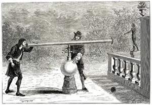 Guericke: Otto von Guericke Demonstrating his Experiment