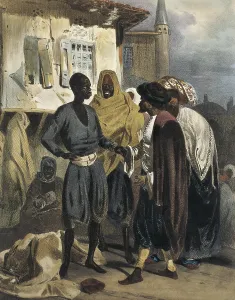 Decoratifs: Ottoman Empire (19th c.). The Slave's Bazaar