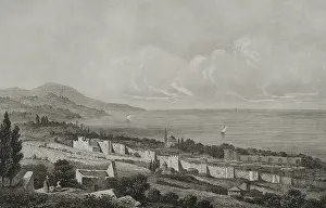 Lalaisse: Ottoman Empire era. Turkey. Trabzon. Black Sea coastal city