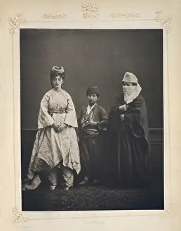 Sebah: The Ottoman Empire, studio portrait of models ?
