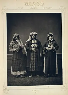 Sebah: The Ottoman Empire, studio portrait of models ?