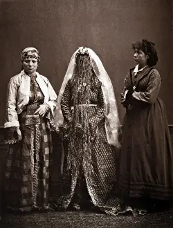 Sebah: The Ottoman Empire, studio portrait of models ?