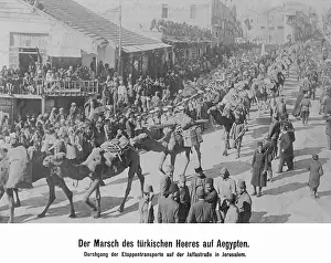 Jaffa: Ottoman transport division in Jerusalem, 1915
