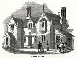 Northants: Oundle railway station, Northamptonshire