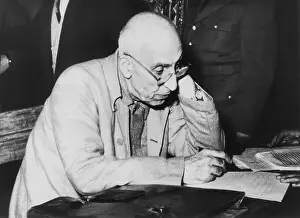 Anglo Iranian: Ousted Iranian Premier Mohammed Mossadegh convicted