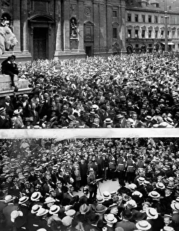 Imminent: Outbreak of war in Munich and Berlin, 1914