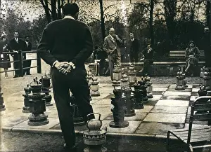 Sized: Outdoor chessboard, Germany 1963