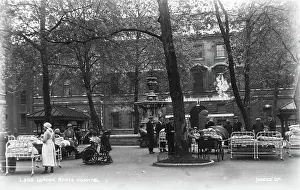 Barts: Outdoor Scene at Barts Hospital, London