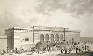 Glacis: The outer gate of the Hofburg in Vienna