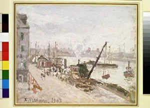 Bequeathed: The Outer Harbour, Grand Quai, Le Havre, Camille Pissarro