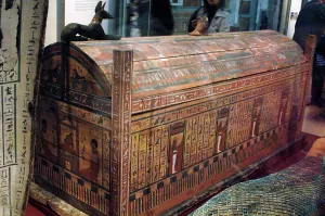 Showcase: Outer sarcophagus of Hor. Egypt