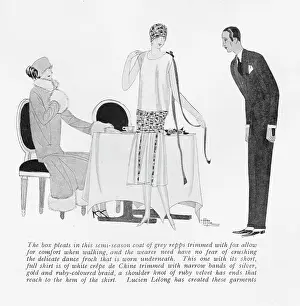 Lelong: Two outfits from Lucien Lelong, Paris, 1925