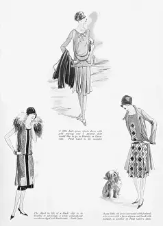 Specifically: Three outfits from Paul Caret designed specifically
